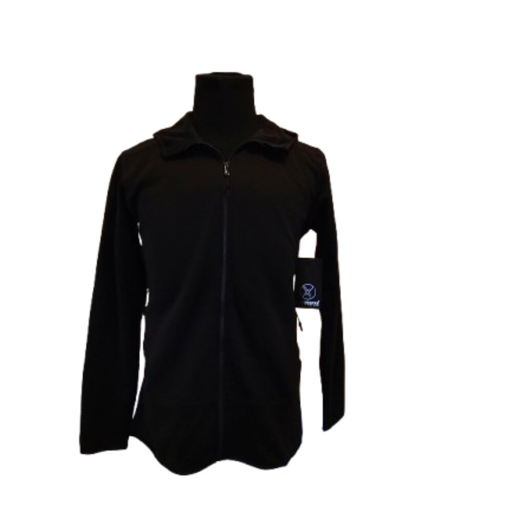 90 DEGREE BY REFLEX MEN SOFT LONG SLEEVE FULL ZIP UP HOODIE - SIZE MEDIUM